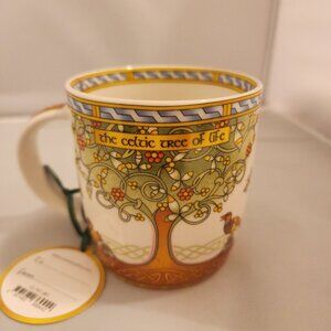 celtic design bone china coffee cups
